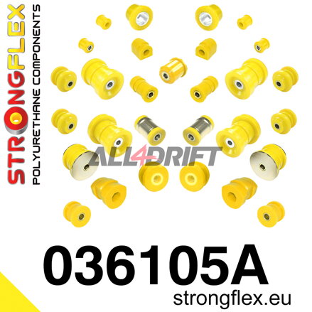 036105A Komplettes SPORT-Achslagerbuchsen-Set BMW E36