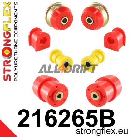 216265B: Vorderachsaufhängung und Hinterachs-Lagerbuchsen-Satz - Toyota IX (01-07) E120 E130