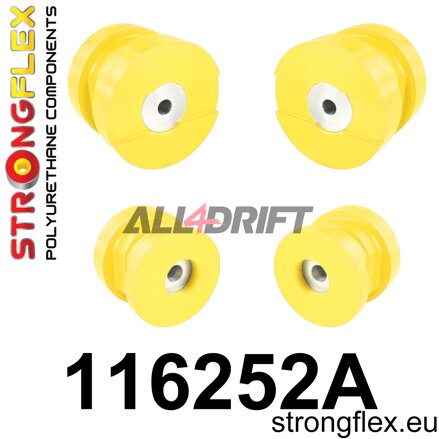 116252A SPORT-Buchsen-Satz für Hinterachsträger - Mercedes W140 (91-98)