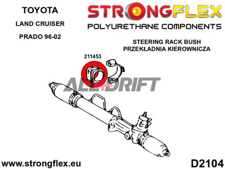 216125A Komplettes SPORT Achslagerbuchsen-Kit Toyota 4Runner / Land Cruiser