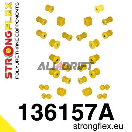 136157A Komplettsatz Polyurethan-Fahrwerksbuchsen SPORT Opel Ascona / Manta