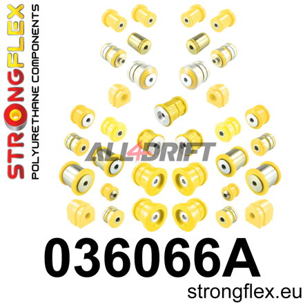 036066A Komplettes SPORT Polyurethan Achslager-Satz - BMW F10 (10-17) Sedan xDrive