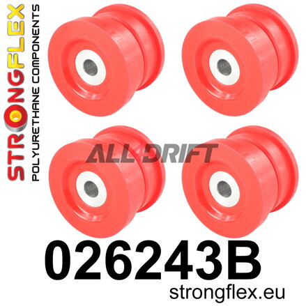 026243B Achsträgerbuchsen Satz Hinterachse Audi / VW