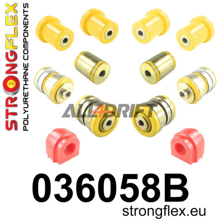 036058B Polyurethan-Buchsen-Satz für die Vorderachse - BMW F10 (10-17) Limousine RWD