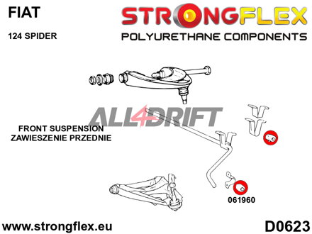 061960A Stabilisatorlager SPORT - Fiat I (66-85)
