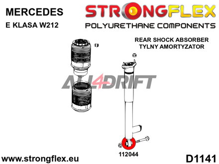 112044A Stoßdämpferlager SPORT - Mercedes W212 RWD