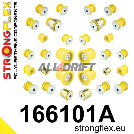 166101A Komplettes SPORT-Fahrwerksbuchsen-Set - Maserati GranCabrio (10-19)