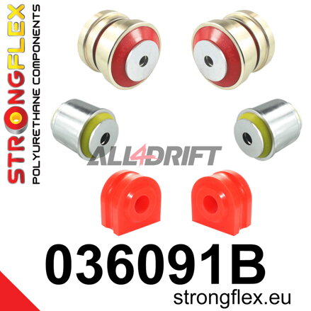 036091B Polyurethan-Buchsen Satz Vorderachse BMW E6x / E65