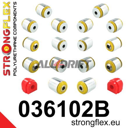 036102B Hinterachs-Buchsen Satz BMW X3 / X4