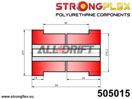 505015 Universal Gummilager 50mm