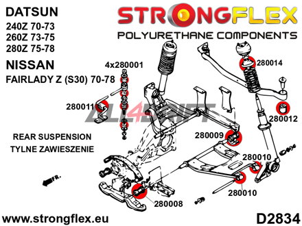 280001A Stabilisator Strebenbuchse SPORT Datsun / Nissan