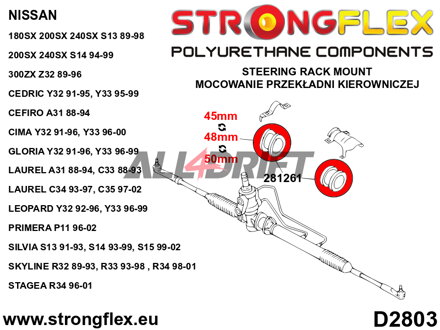 286116B Komplettes Achslager-Satz - Nissan VI (94-99) S14