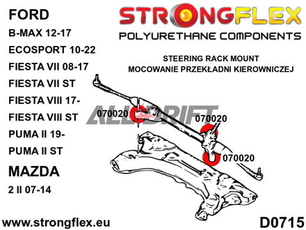 076166B Komplettes Achslager-Set Ford / Mazda