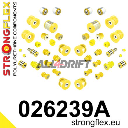 026239A: Komplettes SPORT-Fahrwerksbuchsen-Kit - Audi C5 (97-04) Quattro & Allroad