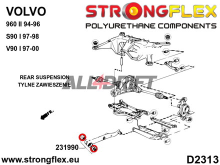 231990A: Hinterachs-Lenkerlager SPORT - Volvo 760 (Multilink)