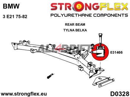 031466B Achslagerbuchse Hinterachse BMW E21