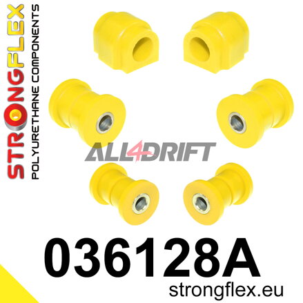 036128A Polyurethan-Buchsen-Satz für die Vorderachse SPORT BMW E21