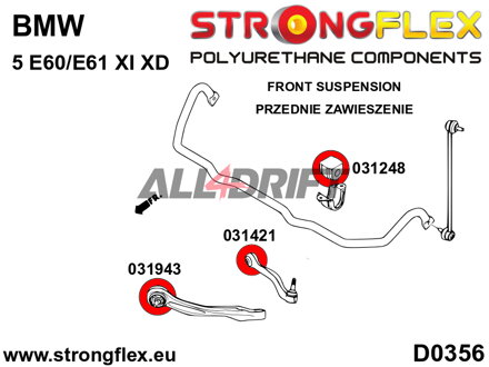 031421A Inneres Querlenkerlager SPORT BMW