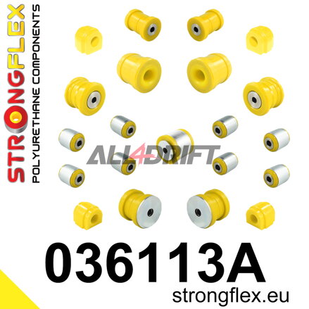 036113A Komplettes SPORT Polyurethan-Achslager-Set BMW / Mini