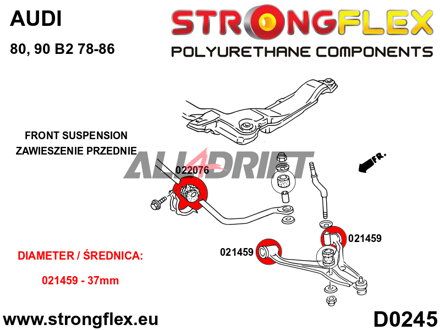 022076A Stabilisatorlager SPORT Audi