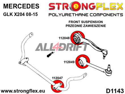 112047A Stabilisatorlager SPORT - Mercedes GLK (08-15) X204