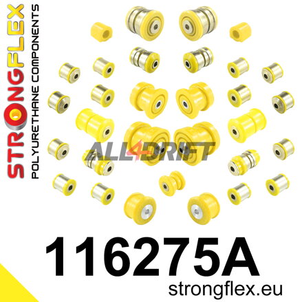 116275A Komplettes SPORT-Fahrwerksbuchsen-Kit - Mercedes W212 RWD