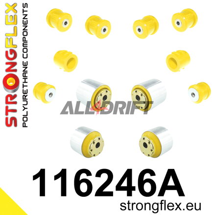 116246A Satz SPORT-Fahrwerksbuchsen für die Vorderachse - Mercedes W211 RWD