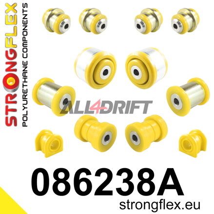 086238A Polyurethan-Buchsen-Satz Vorderachse SPORT - Honda VIII (08-16)