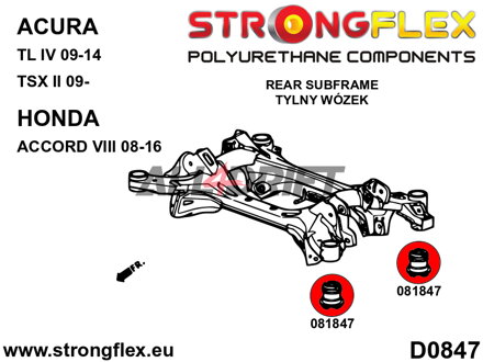 086239A Komplettes SPORT-Achslager-Satz - Honda VIII (08-16)