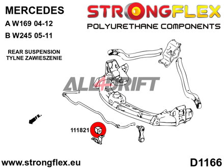111821B Silentblock für Hinterachs-Stabilisator Chrysler / Mercedes