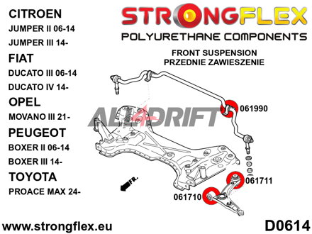 061990B Stabilisatorlagerbuchse vorne