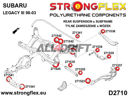 271341A Silentblock für vorderen/hinteren Stabilisator SPORT - Saab 9-2X (04-06)