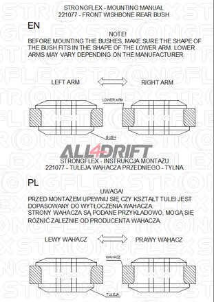 226238B Komplettes Fahrwerksbuchsen-Kit - Volkswagen 19E / 1G Country / Syncro / Rallye / 4x4