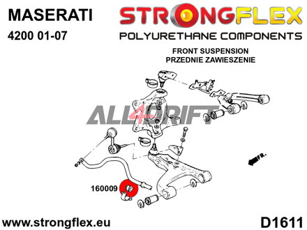 160009A SPORT Stabilisatorlager - Maserati GranCabrio (10-19)