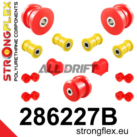 286227B Polyurethan-Buchsen-Satz Hinterachse - Nissan IV (83-88) S12