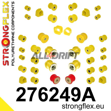 276249A Komplettes SPORT Polyurethan-Achs-Buchsen Kit - Saab 9-2X (04-06)