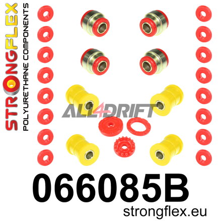066085B Komplettes Achsgummilager-Set - Fiat 126P (72-00)