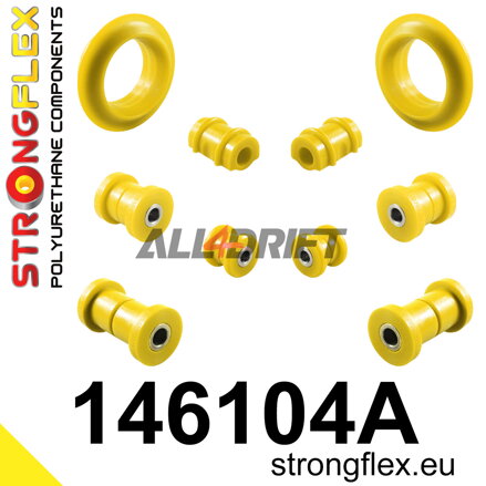 146104A Sport-Fahrwerksbuchsen-Satz für Vorderachse und Hinterachsträger - Peugeot 309 (85-93)