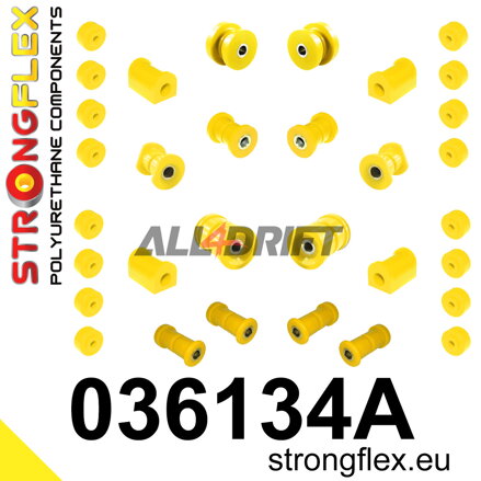 036134A Komplettes SPORT Polyurethan-Achslagerbuchsen-Set BMW E3 / E9 / E12 / E24