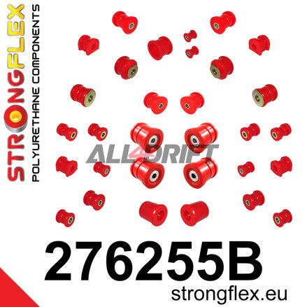 276255B Komplettes Polyurethan-Buchsen-Set für die Achsen - Subaru III (09-13) SH