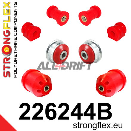 226244B Vorderachs- und Hinterachs-Lenker Lagersatz Audi / Seat / Škoda / VW