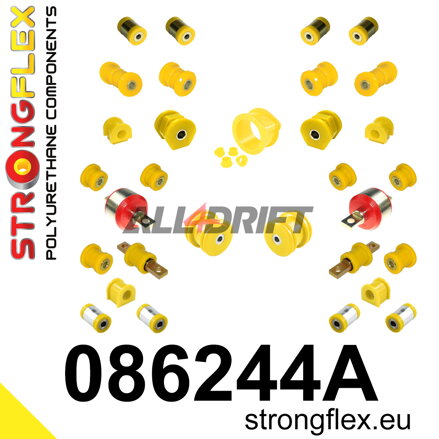 086244A: Komplettes SPORT-Achslagerbuchsen-Satz - Honda CR-V I (95-02) RD1 / RD2 / RD3