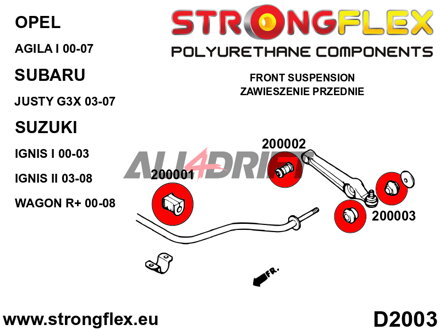 200001A Vorderer Stabilisatorlager SPORT