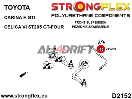 211289B Stabilisatorlager vorne Toyota Carina / Celica