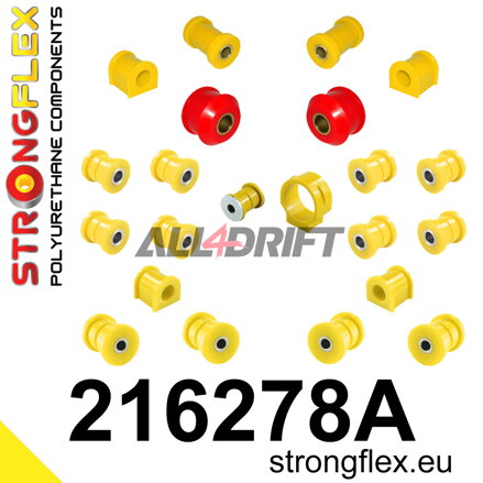 216278A: Komplettes SPORT-Achslagerbuchsen-Set - Toyota AT200 ST202 ST204 FWD