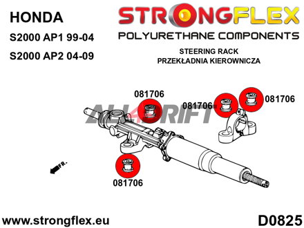 086153A: Komplettsatz Achslagerbuchsen AP1 SPORT - Honda AP1 (99-04)