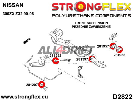 286218B Komplettes Achslager-Set - Nissan II (90-96) Z32