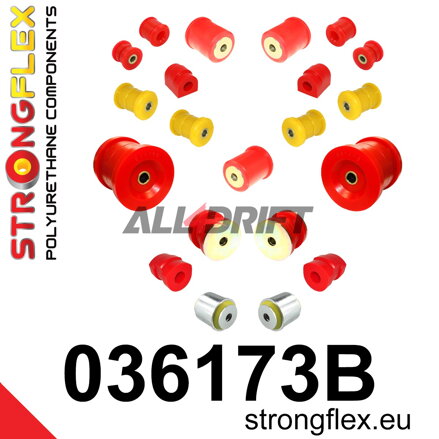 036173B Komplettsatz Achslagerbuchsen BMW E32 / E34