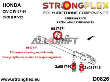 081746A SPORT Lenkungslagerbuchse - Acura III (93-01) DB6/7/8/9 / DC1/4