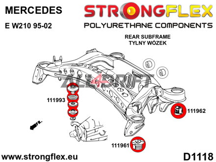 111993B Differentialaufhängung – Vorderseite - Mercedes W140 (91-98)